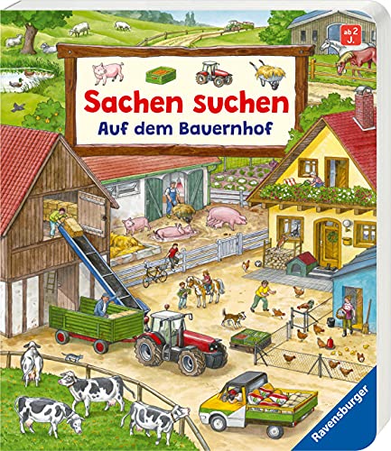 Sachen suchen: Auf dem Bauernhof - Wimmelbuch ab 2 Jahren von Ravensburger Buchverlag