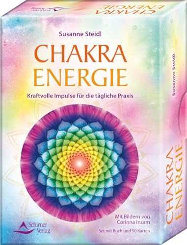 Chakra-Energie- Kraftvolle Impulse für die tägliche Praxis: - 50 Karten mit Begleitbuch von Schirner Verlag