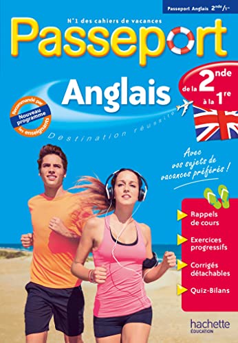 Passeport - Anglais - De la 2de à la 1re - Cahier de vacances 2024 von Hachette