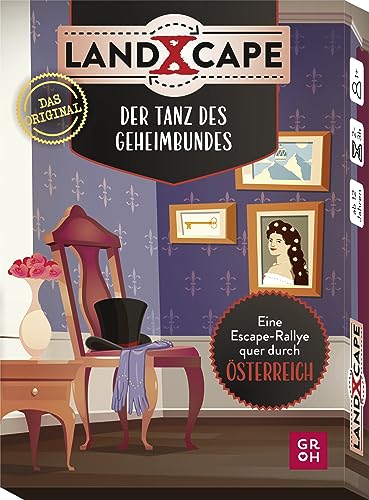 LandXcape - Der Tanz des Geheimbundes: Eine Escape-Rallye quer durch Österreich: Mehrfach spielbares Escape Game mit 50 Karten für Kinder ab 12 und ... & Erwachsene (Regionale Exit-Spiele-Krimis)