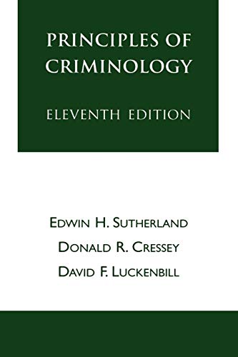 Principles of Criminology (The Reynolds Series in Sociology)