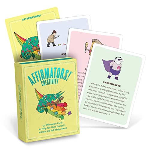 Affirmators! Creativity: 50 Affirmation Cards Deck von Knock Knock