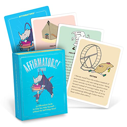 Knock Knock Affirmators! at Work: 50 Affirmation Cards to Help You Help Yourself?-without the Self-Helpy-Ness! von Knock Knock