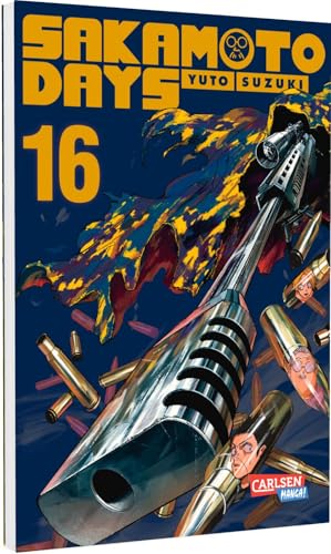 Sakamoto Days 16: Abgedrehte Action-Comedy-Mangaserie über einen Auftragsmörder im (Fast-)Ruhestand von Carlsen Manga