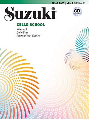 Suzuki Cello School Cello Part & CD, Volume 7 (Revised): incl. CD von Alfred Music