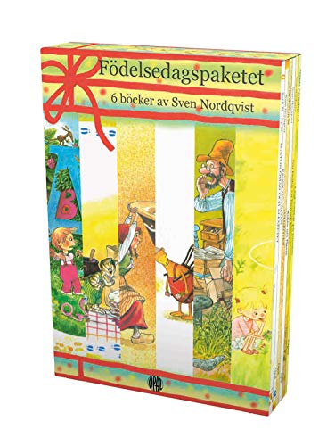 SCHWEDISCH : Box Grattis På Födelsedagen - 6 SCHWEDISCHE Bücher von Sven Nordqvist