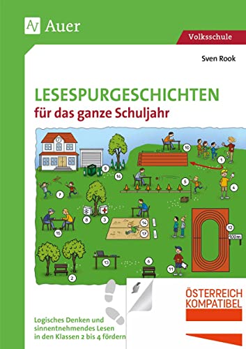 Lesespurgeschichten für das ganze Schuljahr: Logisches Denken und sinnentnehmendes Lesen in den Klassen 2 bis 4 fördern (Lesespurgeschichten Grundschule) von Auer Verlag i.d.AAP LW