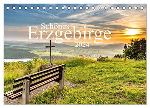 Schönes Erzgebirge (Tischkalender 2024 DIN A5 quer), CALVENDO Monatskalender von CALVENDO