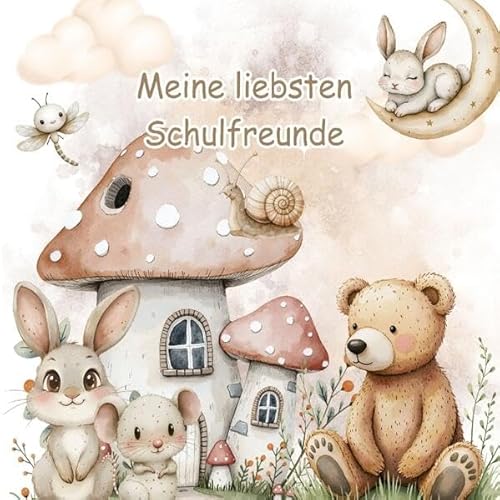 Meine liebsten Schulfreunde - Auf Wald und Wiese: Ein Ausfüllbuch für Kinder ab 5 Jahren von Pixelzauber