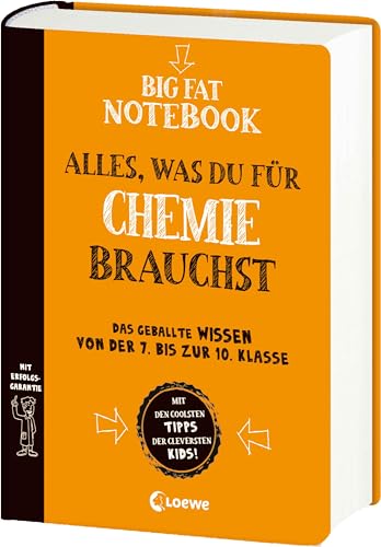 Big Fat Notebook - Alles, was du für Chemie brauchst - Das geballte Wissen von der 7. bis zur 10. Klasse: Nachschlagewerk und Übungsbuch Big Fat Notebook - Alles, was du für Chemie brauchst - Das geballte Wissen von der 7. bis zur 10. Klasse: Nachschlagewerk und Übungsbuch
