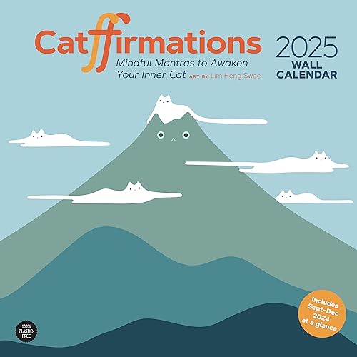 Catffirmations 2025 Wall Calendar von Chronicle Books