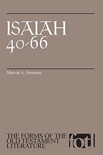 Isaiah 40-66 (Forms of the Old Testament Literature) von William B. Eerdmans Publishing Company