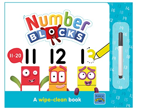 Numberblocks 11-20: A Wipe-Clean Book (Numberblock Wipe Clean Titles) von Sweet Cherry Publishing