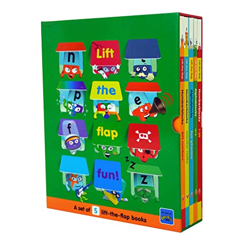 Numberblocks and Alphablocks 5 Book Lift-the-Flap Set (Numberblocks Lift The Flap Titles) von Sweet Cherry Publishing