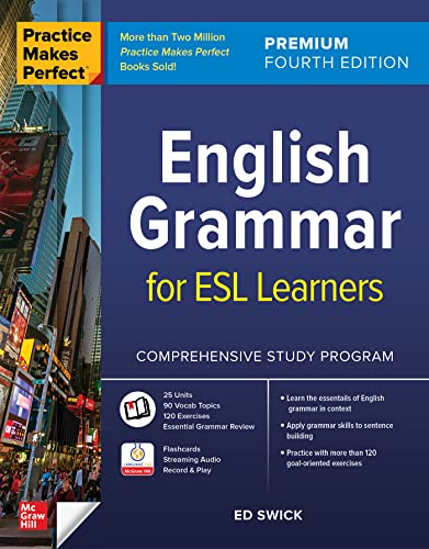 English Grammar for ESL Learners (Practice Makes Perfect)