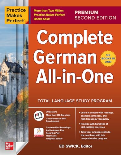 Practice Makes Perfect: Complete German All-In-One, Premium