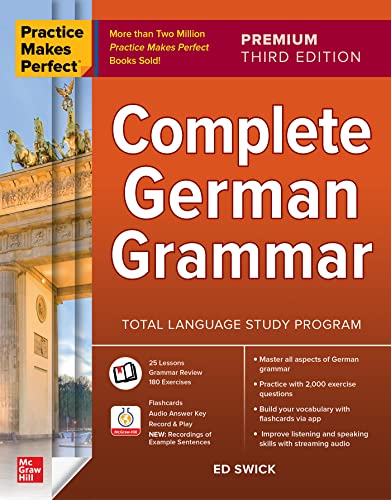 Practice Makes Perfect: Complete German Grammar, Premium Third Edition von McGraw Hill