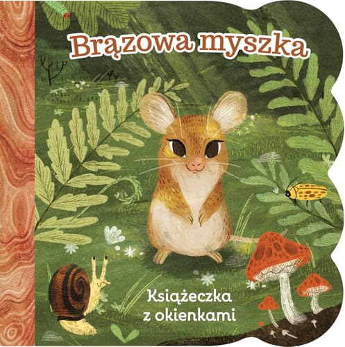 Brązowa myszka Książeczka z okienkami von Olesiejuk