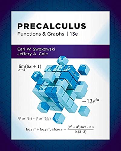 Precalculus: Functions and Graphs