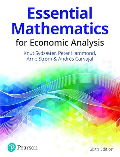 Essential Mathematics for Economic Analysis von Pearson Education Limited