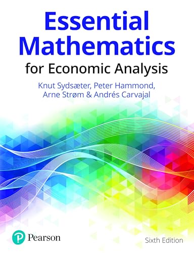 Essential Mathematics for Economic Analysis von Pearson Education Limited