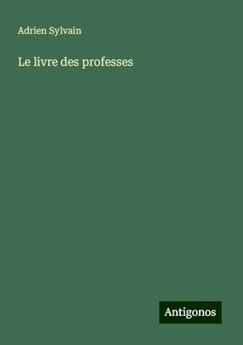 Le livre des professes