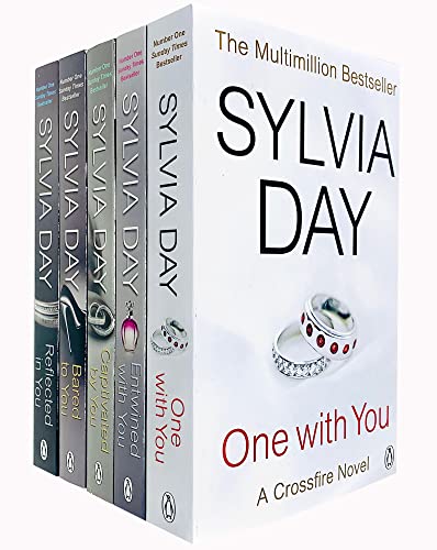 Sylvia Day Crossfire Series Collection 5 Books Collection Set (Entwined With You, Reflected in You, Bared to You, Captivated by You and One with You)
