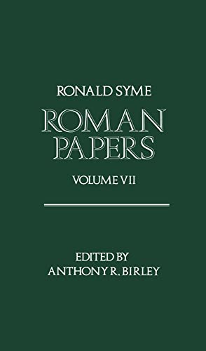 Roman Papers: Volume VII