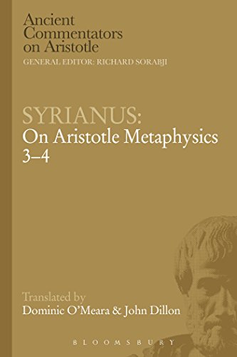 Syrianus: On Aristotle Metaphysics 3-4 (Ancient Commentators on Aristotle) von Bloomsbury