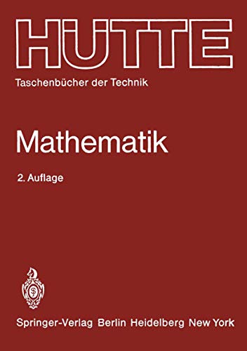 Mathematik (Hütte - Taschenbücher der Technik) von Springer