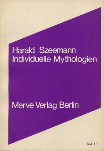 Individuelle Mythologien (Internationaler Merve Diskurs: Perspektiven der Technokultur) von Merve Verlag GmbH