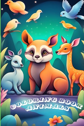 COLORING BOOK WITH ANIMALS: FOR BIG AND SMALL CHILDREN von Independently published