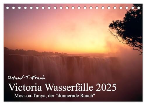 Victoria Wasserfälle (Tischkalender 2025 DIN A5 quer), CALVENDO Monatskalender von CALVENDO
