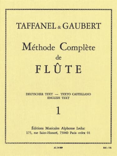 METHODE DE FLUTE VOLUME 1 (FRANCAIS/ANGLAIS/ALLEMAND/ESPAGNOL)