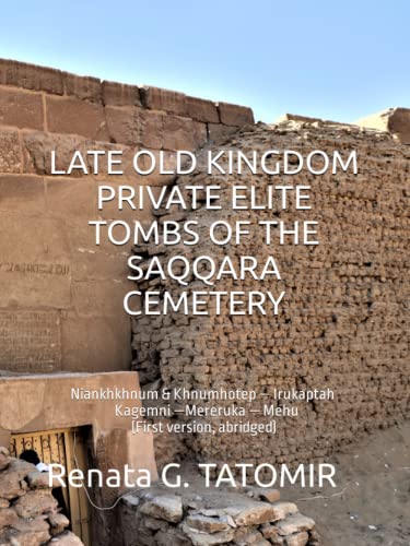 LATE OLD KINGDOM PRIVATE ELITE TOMBS OF THE SAQQARA CEMETERY: Niankhkhnum & Khnumhotep — Irukaptah Kagemni —Mereruka — Mehu (First version, abridged) von Independently published