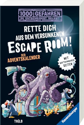 1000 Gefahren: Der Adventskalender - Rette dich aus dem versunkenen Escape Room! von GraviTrax