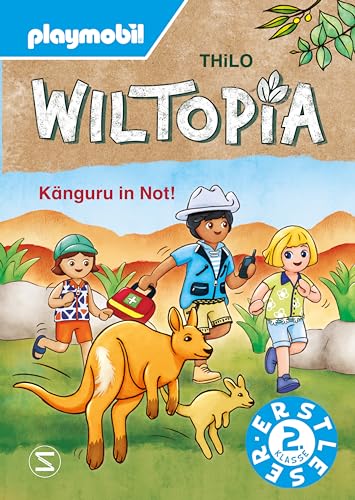 PLAYMOBIL Wiltopia. Känguru in Not!: Erstleser für Lesestufe 2 | Zweite Klasse | Mit Sachtexten über Natur und Tier am Ende der Geschichte PLAYMOBIL Wiltopia. Känguru in Not!: Erstleser für Lesestufe 2 | Zweite Klasse | Mit Sachtexten über Natur und Tier am Ende der Geschichte