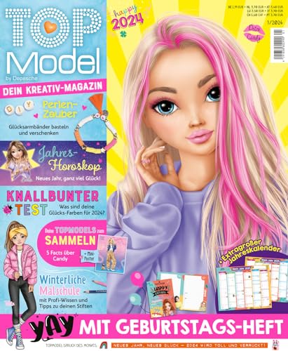 TOPModel Magazin 1/2024 "Januar-Ausgabe mit Jahreskalender und Geburtstagsheft" TOPModel Magazin 1/2024 "Januar-Ausgabe mit Jahreskalender und Geburtstagsheft"