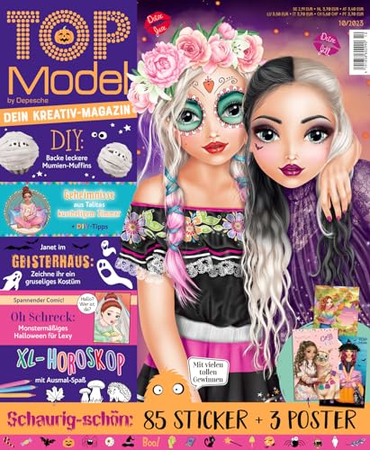 TOPModel Magazin 10/2023 "Oktober-Ausgabe mit 85 Sticker + 3 Poster" TOPModel Magazin 10/2023 "Oktober-Ausgabe mit 85 Sticker + 3 Poster"
