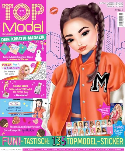 TOPModel Magazin 11/2023 "November-Ausgabe mit 135 bunte Sticker" TOPModel Magazin 11/2023 "November-Ausgabe mit 135 bunte Sticker"