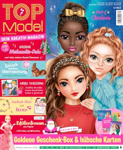 TOPModel Magazin 12/2023 "Dezember-Ausgabe mit Goldene Geschenk-Box & hübsche Karten" TOPModel Magazin 12/2023 "Dezember-Ausgabe mit Goldene Geschenk-Box & hübsche Karten"