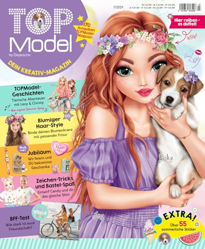 TOPModel Magazin 7/2024 "Juli-Ausgabe 170. Ausgabe TOPModel mit Duft-Effekt auf dem Cover" TOPModel Magazin 7/2024 "Juli-Ausgabe 170. Ausgabe TOPModel mit Duft-Effekt auf dem Cover"