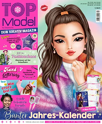 TOPModel Magazin 1/2023 "Januar-Ausgabe mit buntem Jahreskalender" TOPModel Magazin 1/2023 "Januar-Ausgabe mit buntem Jahreskalender"