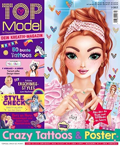 TOPModel Magazin 2/2023 "Februar-Ausgabe mit Freundschafts-Tattoos" TOPModel Magazin 2/2023 "Februar-Ausgabe mit Freundschafts-Tattoos"
