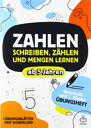 Vorschulheft - Zahlen schreiben, Zählen und Mengen lernen ab 5 Jahren: Übungsheft mit Schwungübungen & Rätseln für Mädchen und Jungen mit extra Übungsblätter PDF Download Vorschulheft - Zahlen schreiben, Zählen und Mengen lernen ab 5 Jahren: Übungsheft mit Schwungübungen & Rätseln für Mädchen und Jungen mit extra Übungsblätter PDF Download