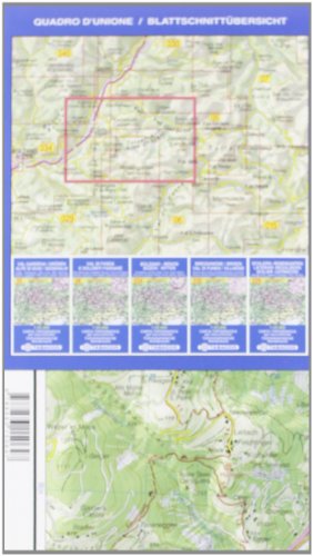 Wanderkarte Seiseralm Schlerngebiet 1:25 000: Wanderkarte; Carta Sentieri / Rifugi. Mit Panoramakarte (Carte topografiche per escursionisti) von Tabacco editrice