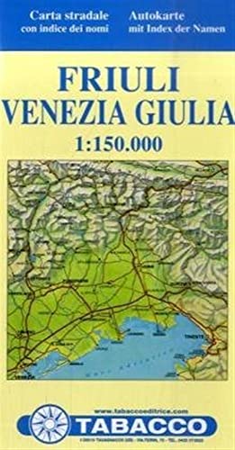 Straßenkarte Friuli Venezia Giulia: Straßenkarte Tabacco. 1:150000: Ortographische Strassenkarte mit Index der Namen. Wetterfest. Reißfest (Carta stradale Friuli Venezia Giulia) Straßenkarte Friuli Venezia Giulia: Straßenkarte Tabacco. 1:150000: Ortographische Strassenkarte mit Index der Namen. Wetterfest. Reißfest (Carta stradale Friuli Venezia Giulia)