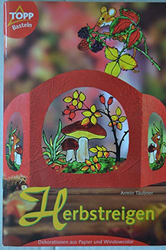 Herbstreigen. Dekoration aus Papier und Windowcolor Herbstreigen. Dekoration aus Papier und Windowcolor