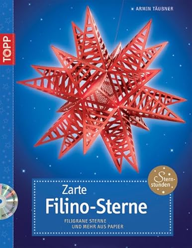Zarte Filino-Sterne, m. DVD: Filigrane Sterne und mehr aus Papier. Mit perforierten Vorlagenbogen u. Einsteckhüllen Zarte Filino-Sterne, m. DVD: Filigrane Sterne und mehr aus Papier. Mit perforierten Vorlagenbogen u. Einsteckhüllen