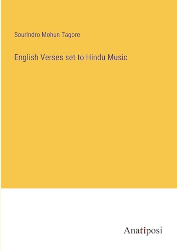 English Verses set to Hindu Music